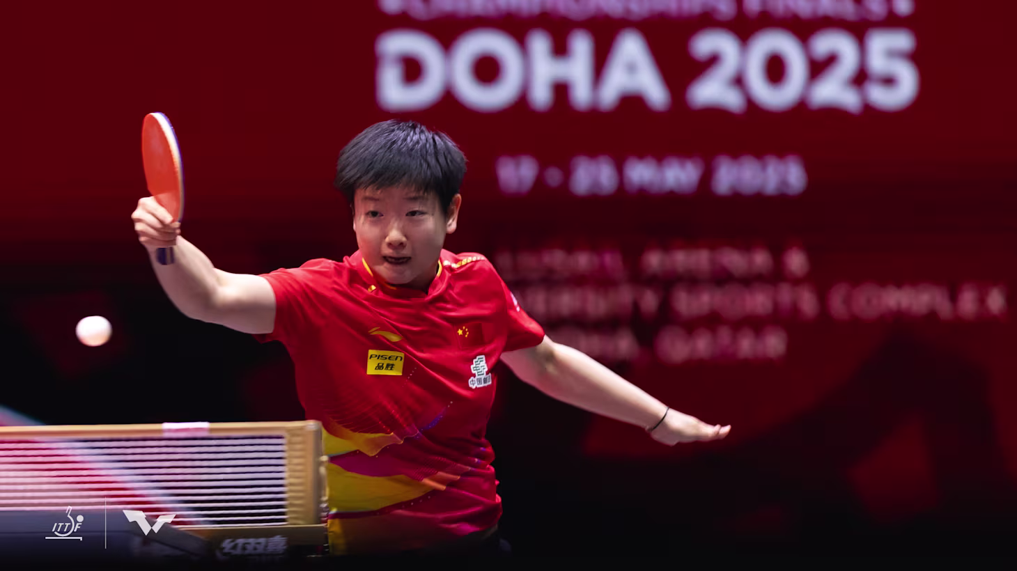 การแข่งขันปิงปองชิงแชมป์โลกที่โดฮา 2025: ซุน หยิงซา เอาชนะ หวาง มานยู ใน 7 เกม และป้องกันแชมป์หญิงเดี่ยวได้สำเร็จ